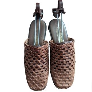 Vtg. Leather Collection Mule